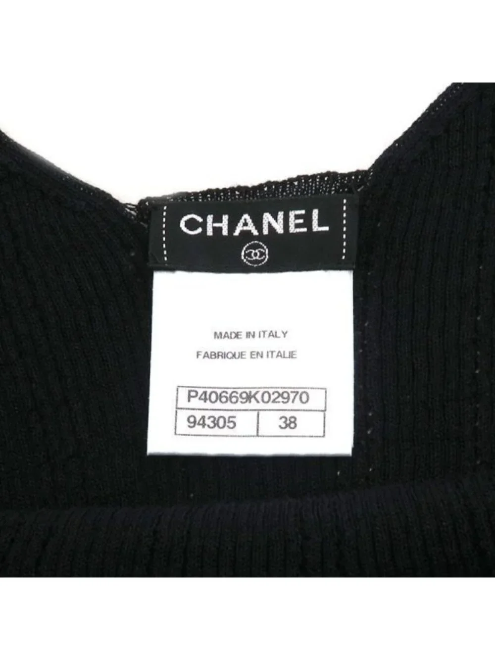 Chanel Top Black